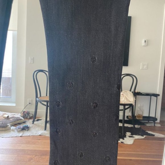 Hudson Jean - Black Jeans with star stitched detail - Picture 2 of 4